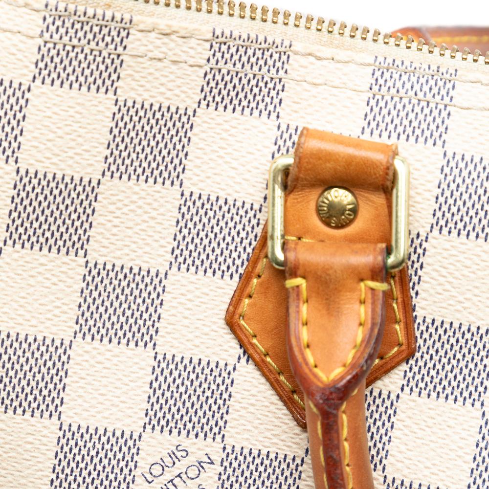 Louis Vuitton B Louis Vuitton White Damier Canvas Fabric Damier Azur Speedy 30 France