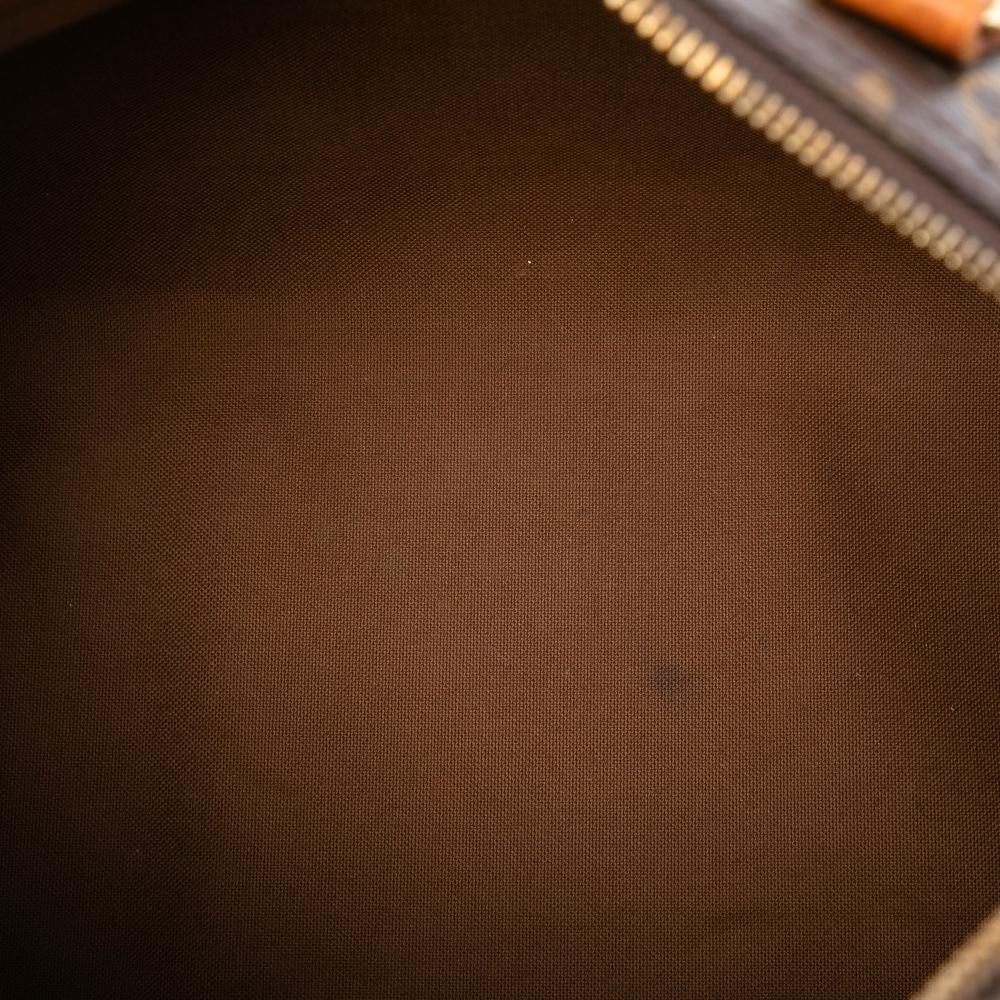 Louis Vuitton B Louis Vuitton Brown Monogram Canvas Fabric Monogram Speedy 30 France