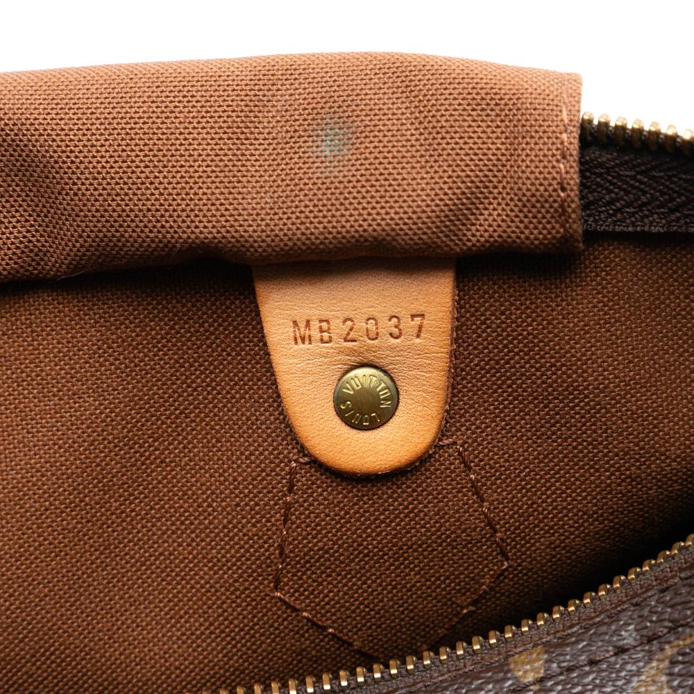 Louis Vuitton B Louis Vuitton Brown Monogram Canvas Fabric Monogram Speedy 30 France