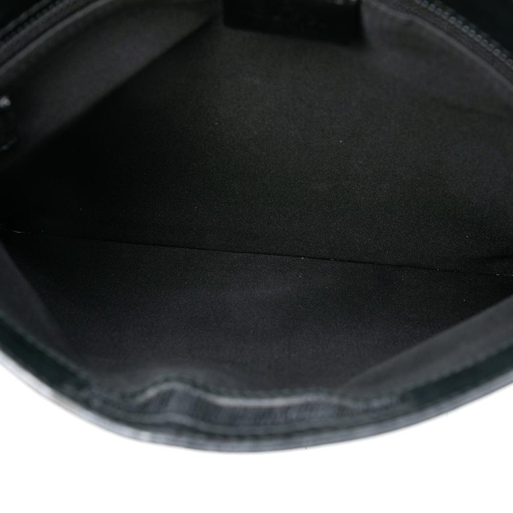 Gucci B Gucci Blue Navy Canvas Fabric GG Crossbody Italy