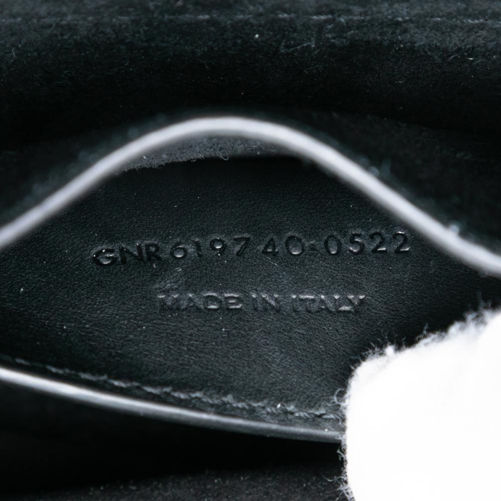 Saint Laurent B Saint Laurent Black Calf Leather Small Monogram Kaia Crossbody Italy