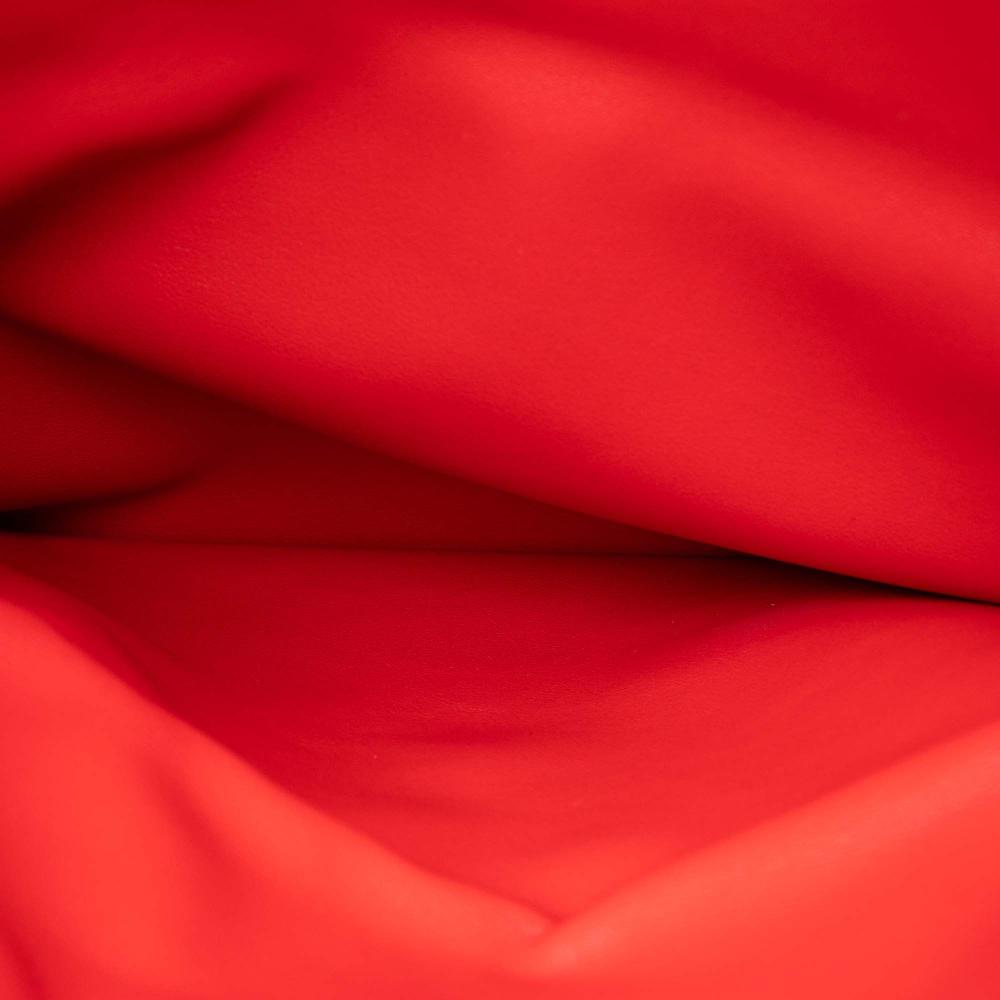 Hermès AB Hermès Red Calf Leather Evercolor Pliplat Clutch France