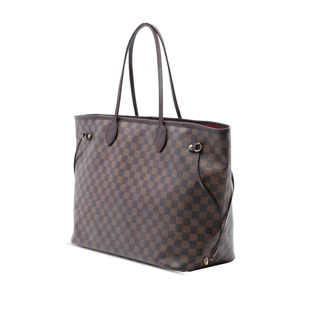 Louis Vuitton B Louis Vuitton Brown Damier Canvas Fabric Damier Ebene Neverfull GM France