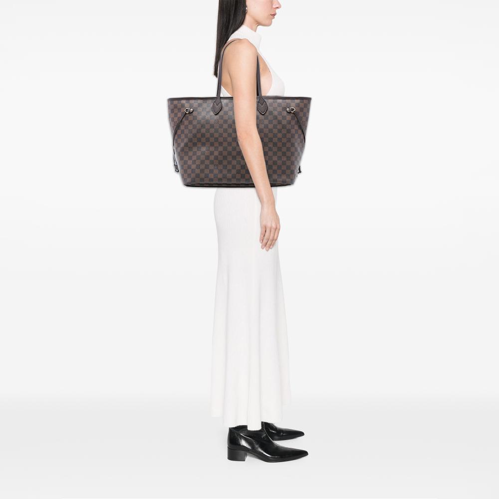 Louis Vuitton B Louis Vuitton Brown Damier Canvas Fabric Damier Ebene Neverfull GM France