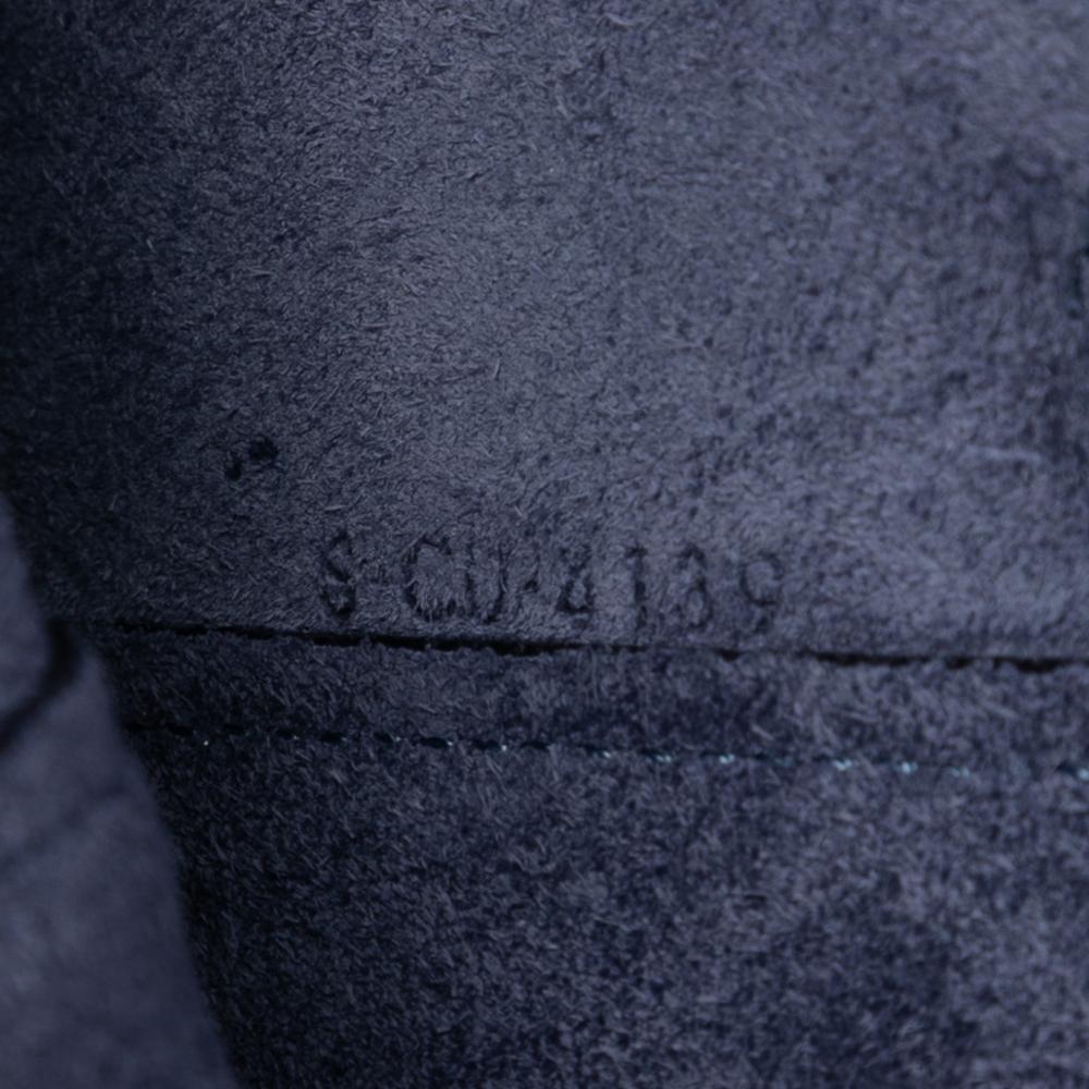 Celine B Celine Blue Dark Blue Calf Leather Nano Grained skin Belt Bag Italy