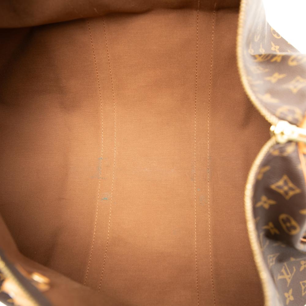 Louis Vuitton B Louis Vuitton Brown Monogram Canvas Fabric Monogram Keepall 50 France