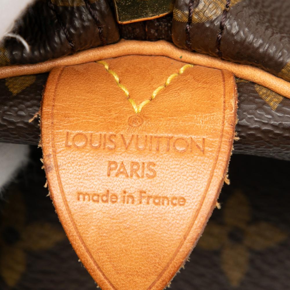 Louis Vuitton B Louis Vuitton Brown Monogram Canvas Fabric Monogram Keepall 50 France