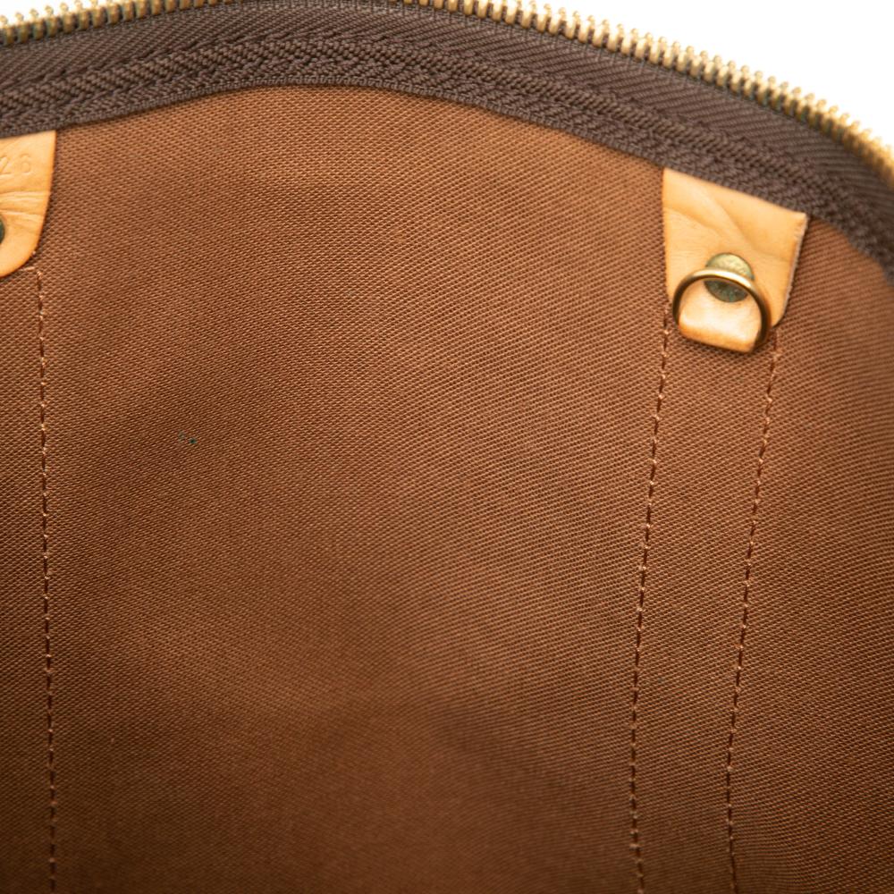 Louis Vuitton B Louis Vuitton Brown Monogram Canvas Fabric Monogram Keepall 50 France
