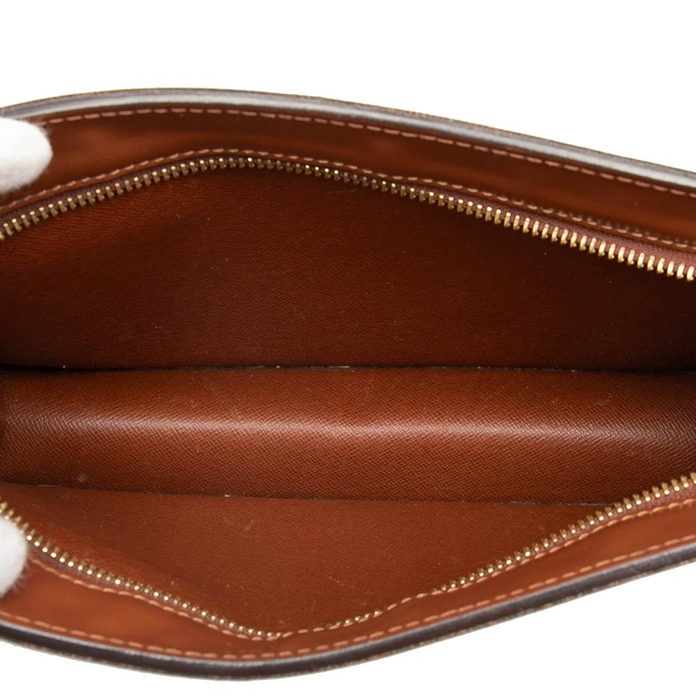 Louis Vuitton B Louis Vuitton Brown Monogram Canvas Fabric Monogram Pochette Homme France