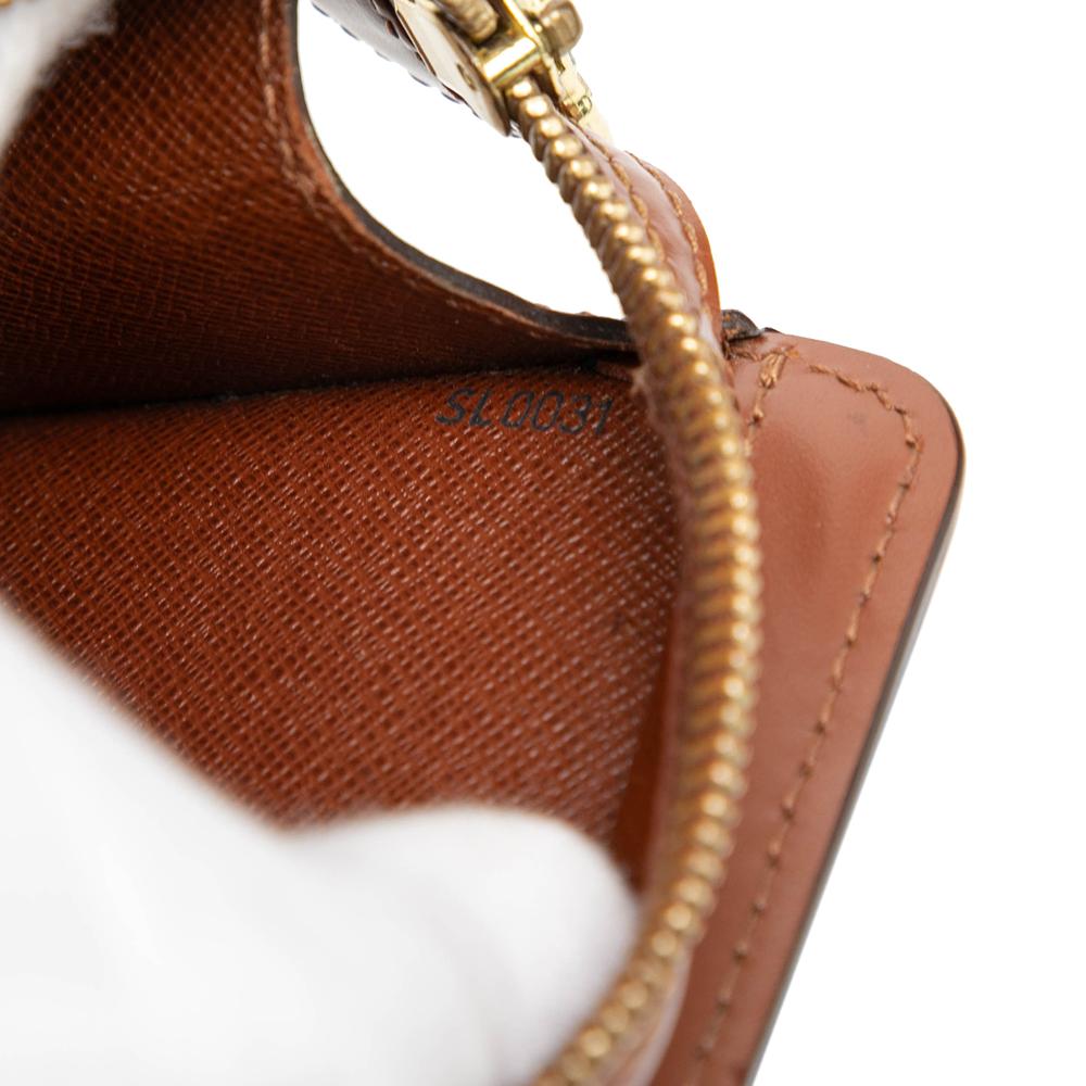 Louis Vuitton B Louis Vuitton Brown Monogram Canvas Fabric Monogram Pochette Homme France