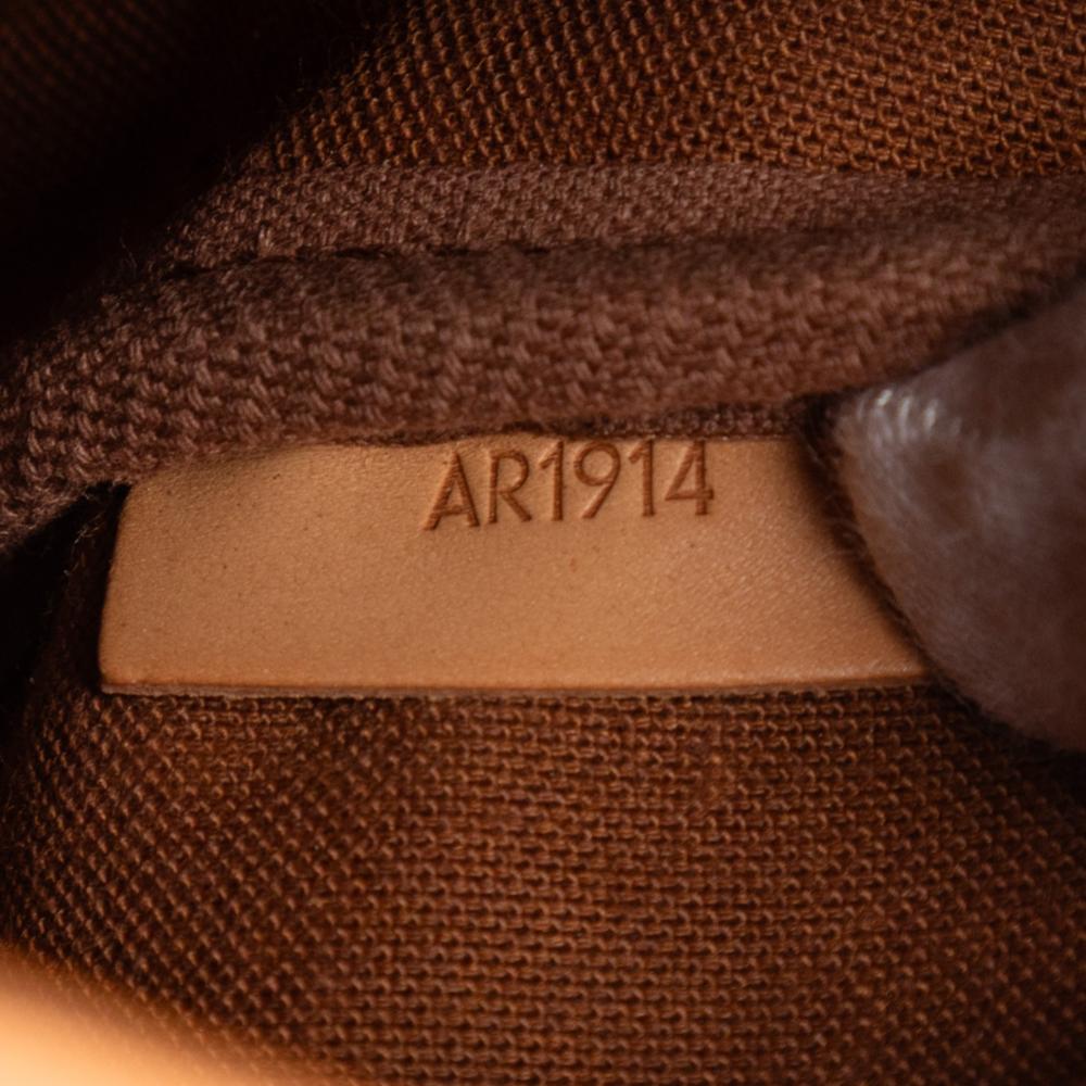 Louis Vuitton B Louis Vuitton Brown Monogram Canvas Fabric Monogram Saumur 30 France