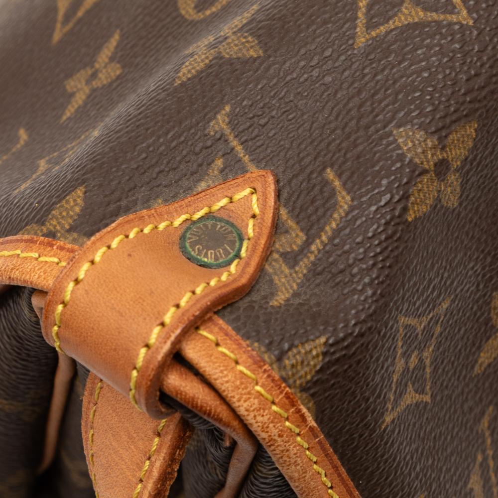 Louis Vuitton B Louis Vuitton Brown Monogram Canvas Fabric Monogram Saumur 30 France