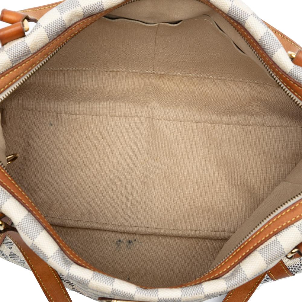 Louis Vuitton B Louis Vuitton White Damier Canvas Fabric Damier Azur Stresa GM France