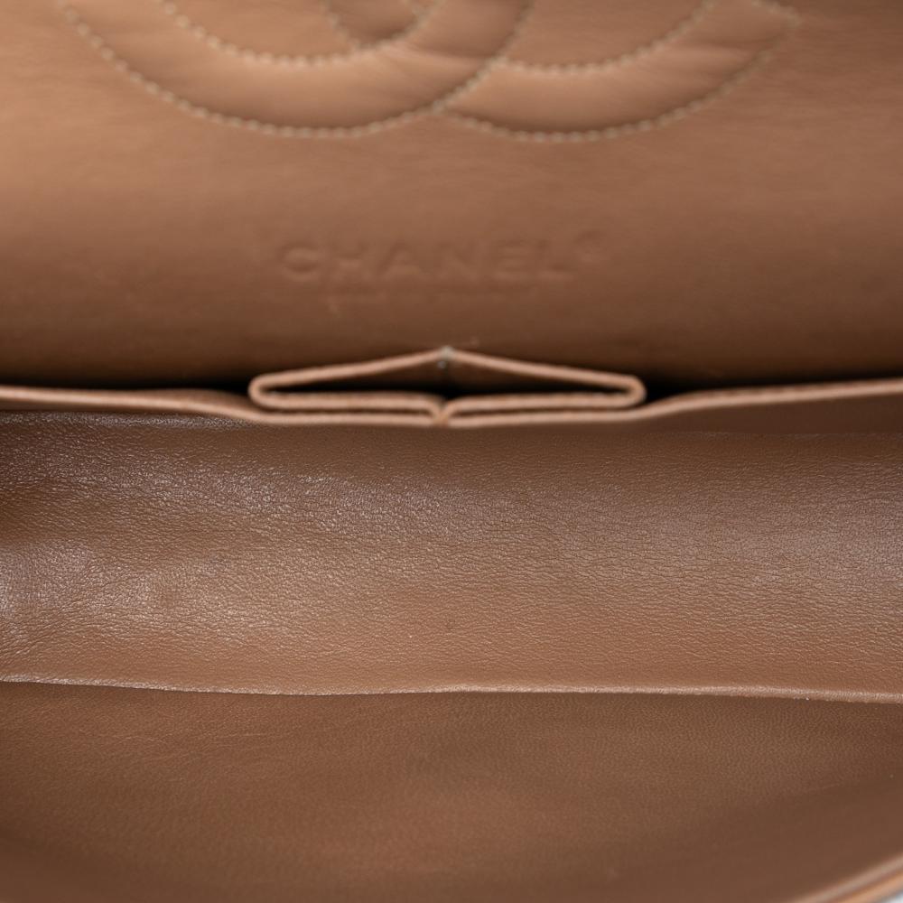 Chanel B Chanel Blue Tweed Fabric Medium Classic Double Flap France