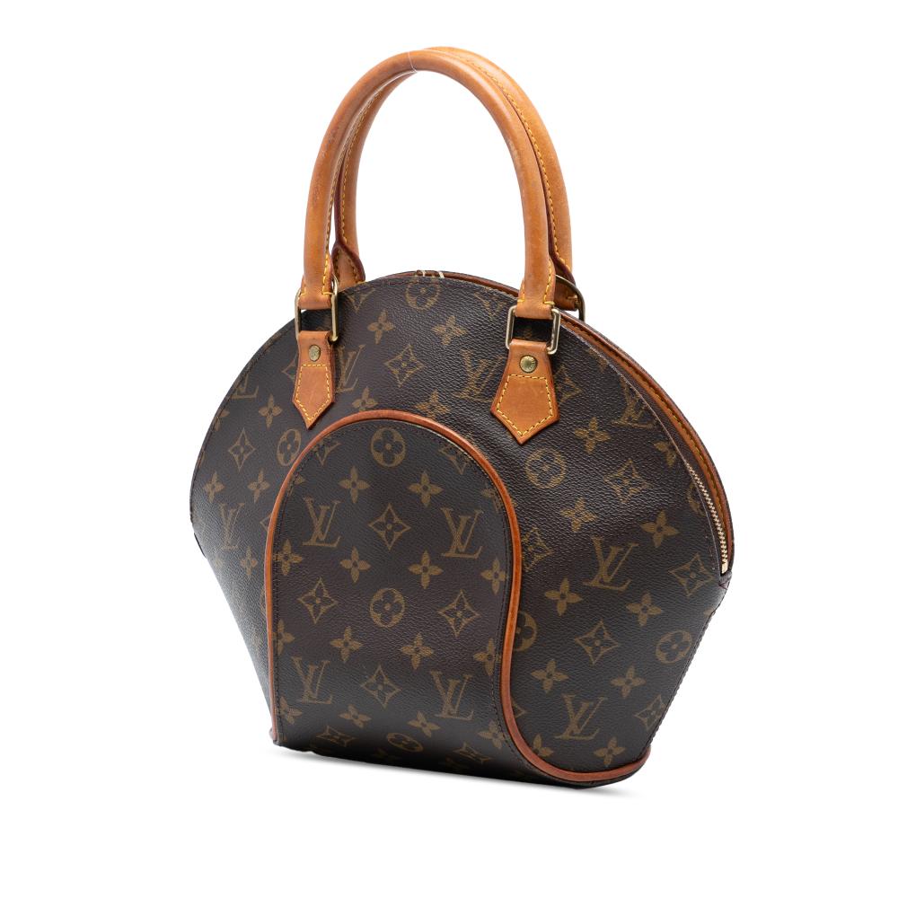 Louis Vuitton B Louis Vuitton Brown Monogram Canvas Fabric Monogram Ellipse PM France