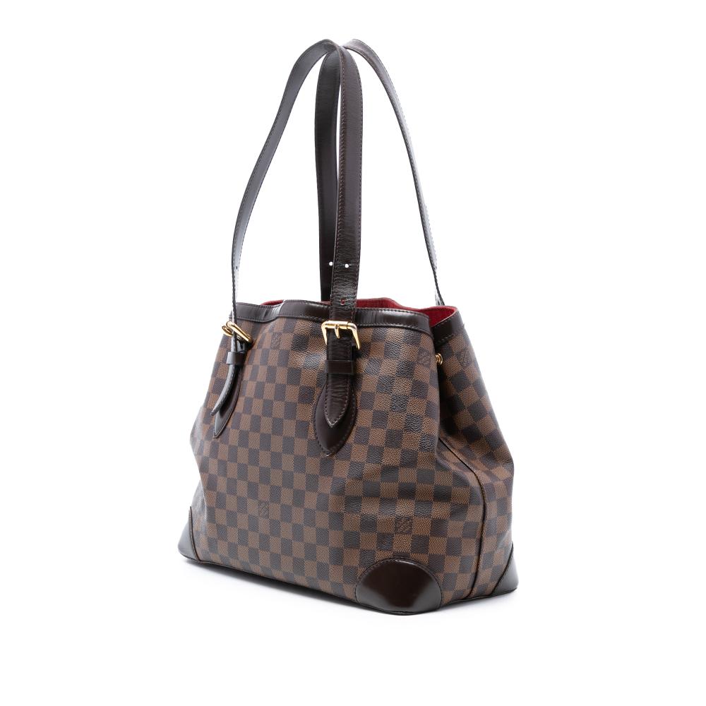 Louis Vuitton B Louis Vuitton Brown Damier Canvas Fabric Damier Ebene Hampstead MM France