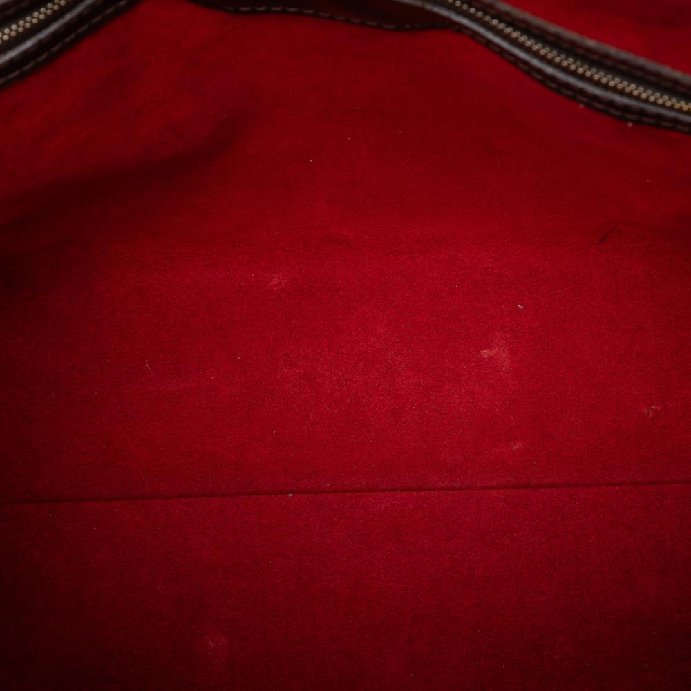 Louis Vuitton B Louis Vuitton Brown Damier Canvas Fabric Damier Ebene Hampstead MM France