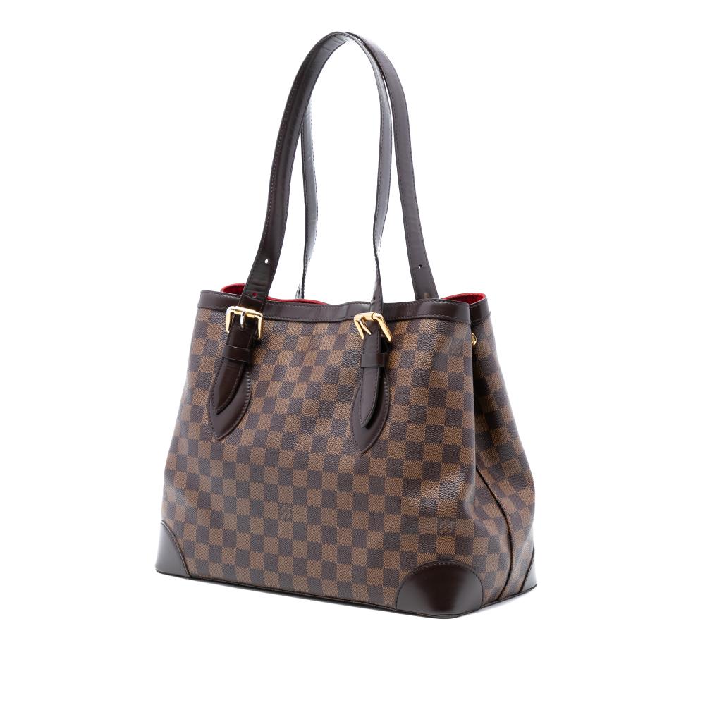 Louis Vuitton B Louis Vuitton Brown Damier Canvas Fabric Damier Ebene Hampstead MM Spain