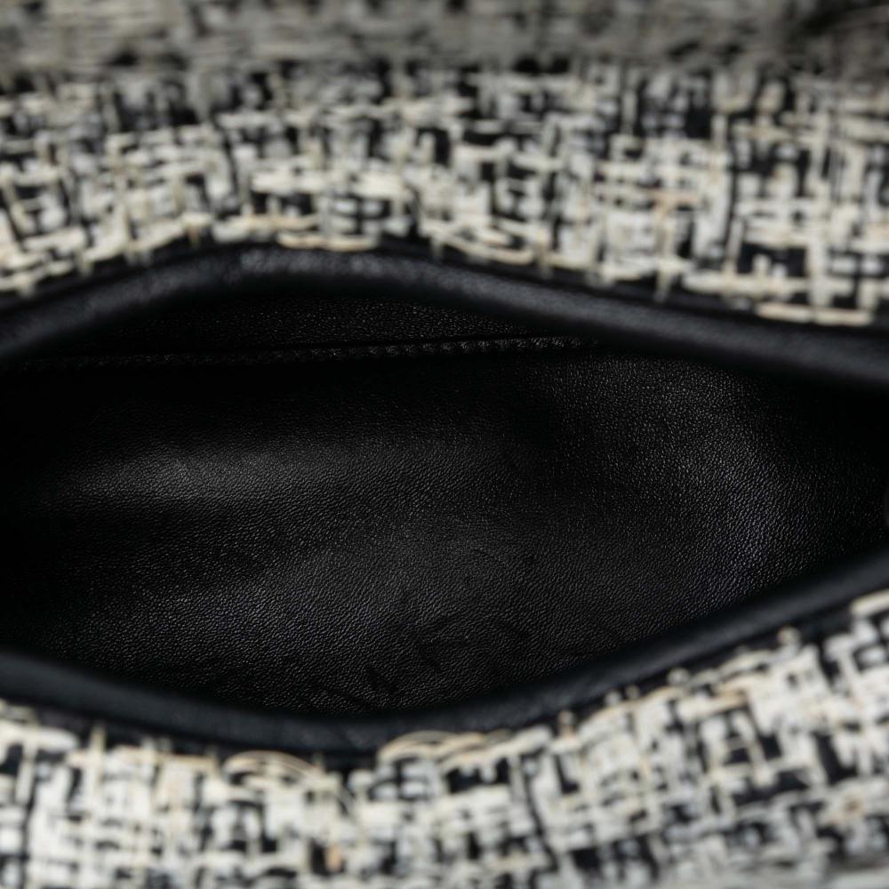 Christian Dior AB Dior White Tweed Fabric Medium Lady Dior Italy