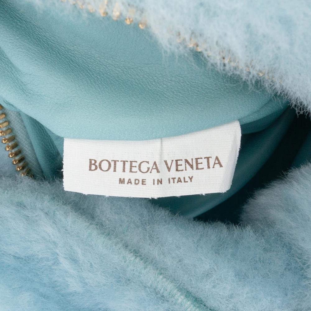Bottega Veneta AB Bottega Veneta Blue Light Blue Fur Natural Material Mini Shearling Jodie Italy