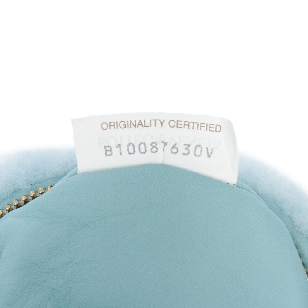 Bottega Veneta AB Bottega Veneta Blue Light Blue Fur Natural Material Mini Shearling Jodie Italy