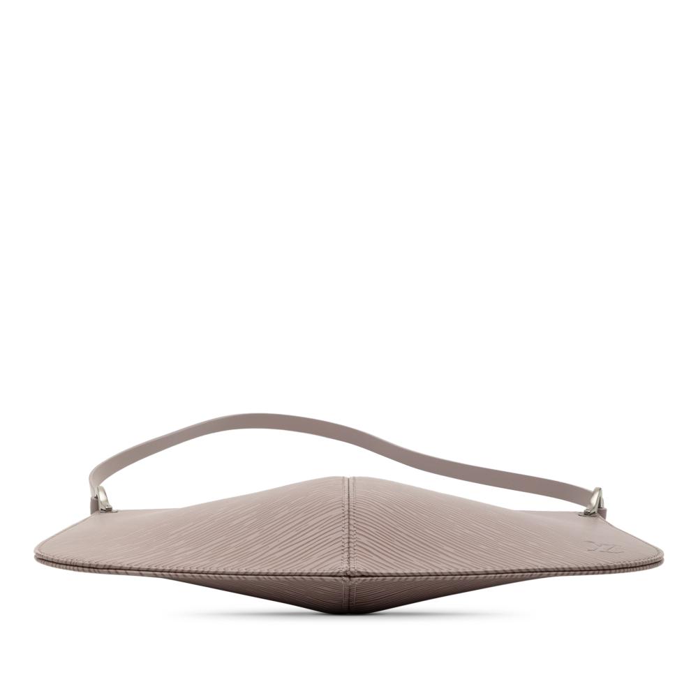 Louis Vuitton AB Louis Vuitton Purple Lilac Epi Leather Leather Epi Demi Lune Pochette France