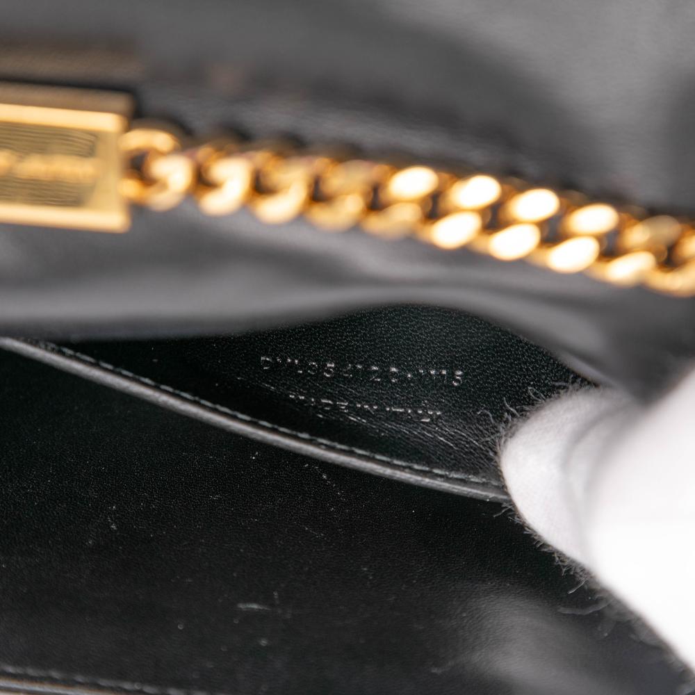 Saint Laurent B Saint Laurent Black Suede Leather Small Monogram Kate Tassel Crossbody Italy