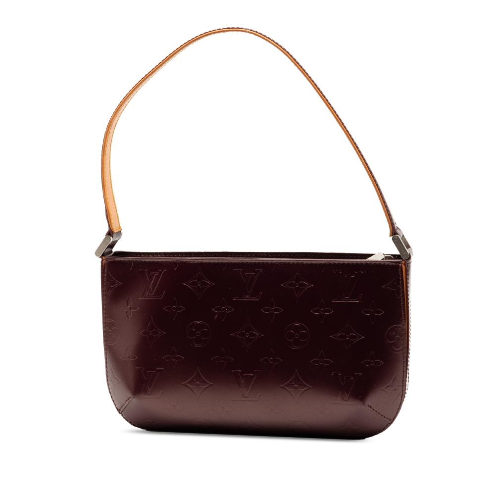 Louis Vuitton AB Louis Vuitton Purple Calf Leather Monogram Mat Fowler France