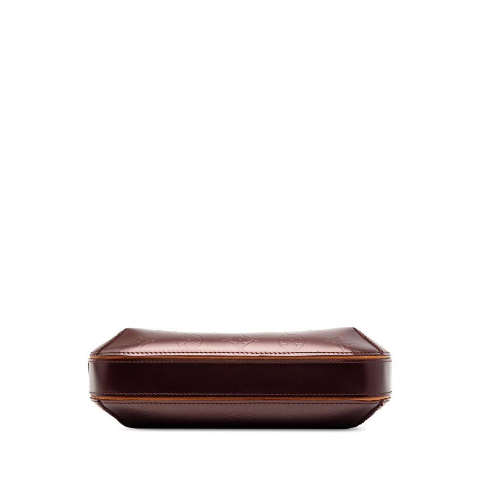 Louis Vuitton AB Louis Vuitton Purple Calf Leather Monogram Mat Fowler France