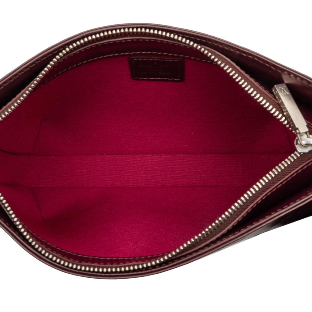 Louis Vuitton AB Louis Vuitton Purple Calf Leather Monogram Mat Fowler France