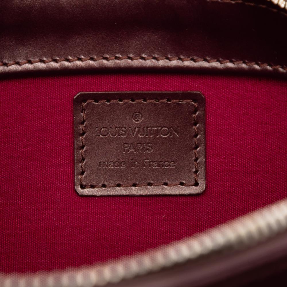 Louis Vuitton AB Louis Vuitton Purple Calf Leather Monogram Mat Fowler France