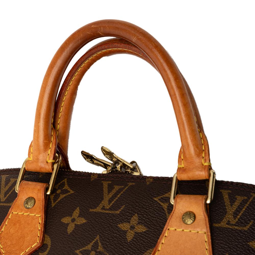 Louis Vuitton B Louis Vuitton Brown Monogram Canvas Fabric Monogram Alma PM France