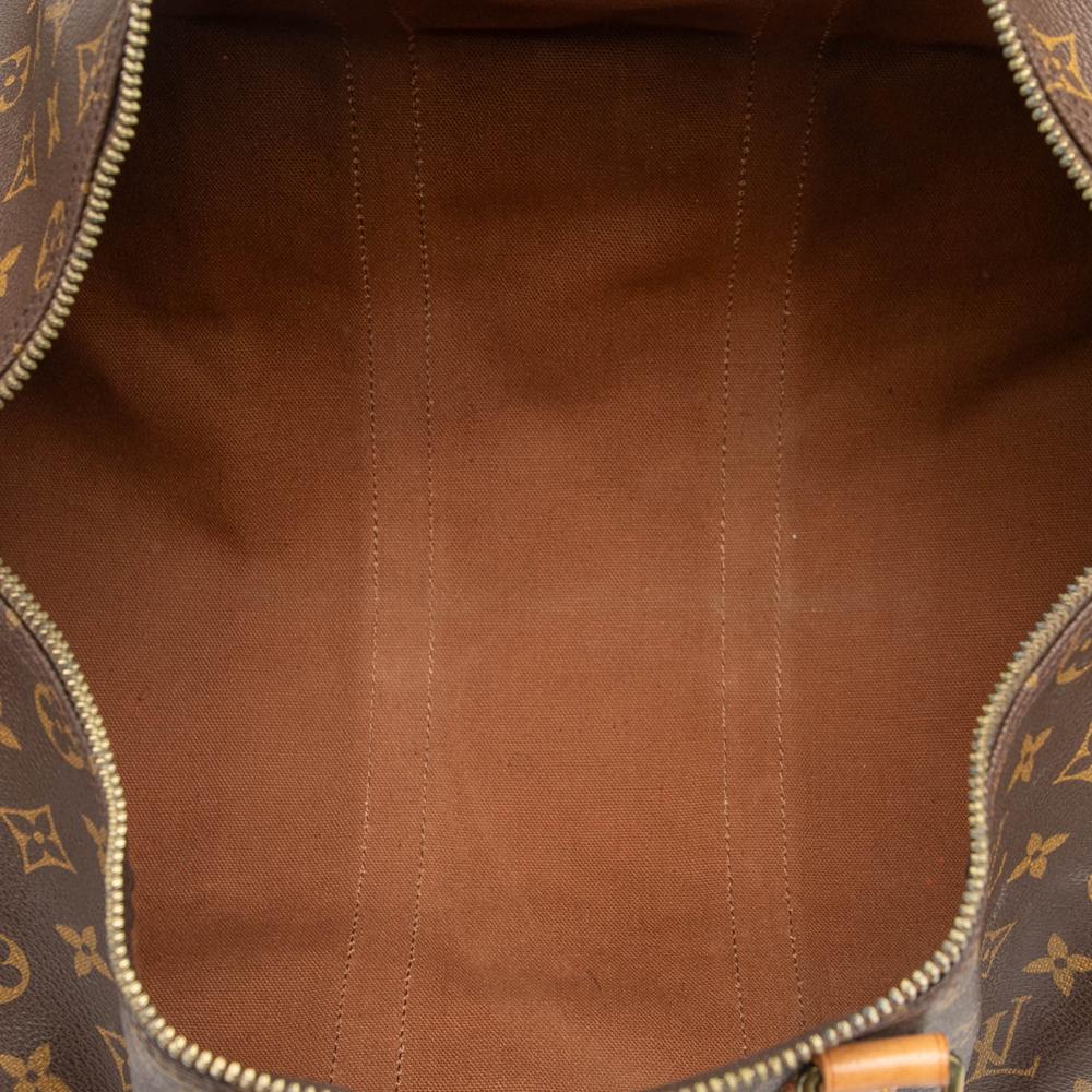 Louis Vuitton B Louis Vuitton Brown Monogram Canvas Fabric Monogram Keepall 45 France