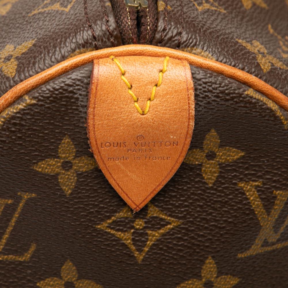 Louis Vuitton B Louis Vuitton Brown Monogram Canvas Fabric Monogram Keepall 45 France