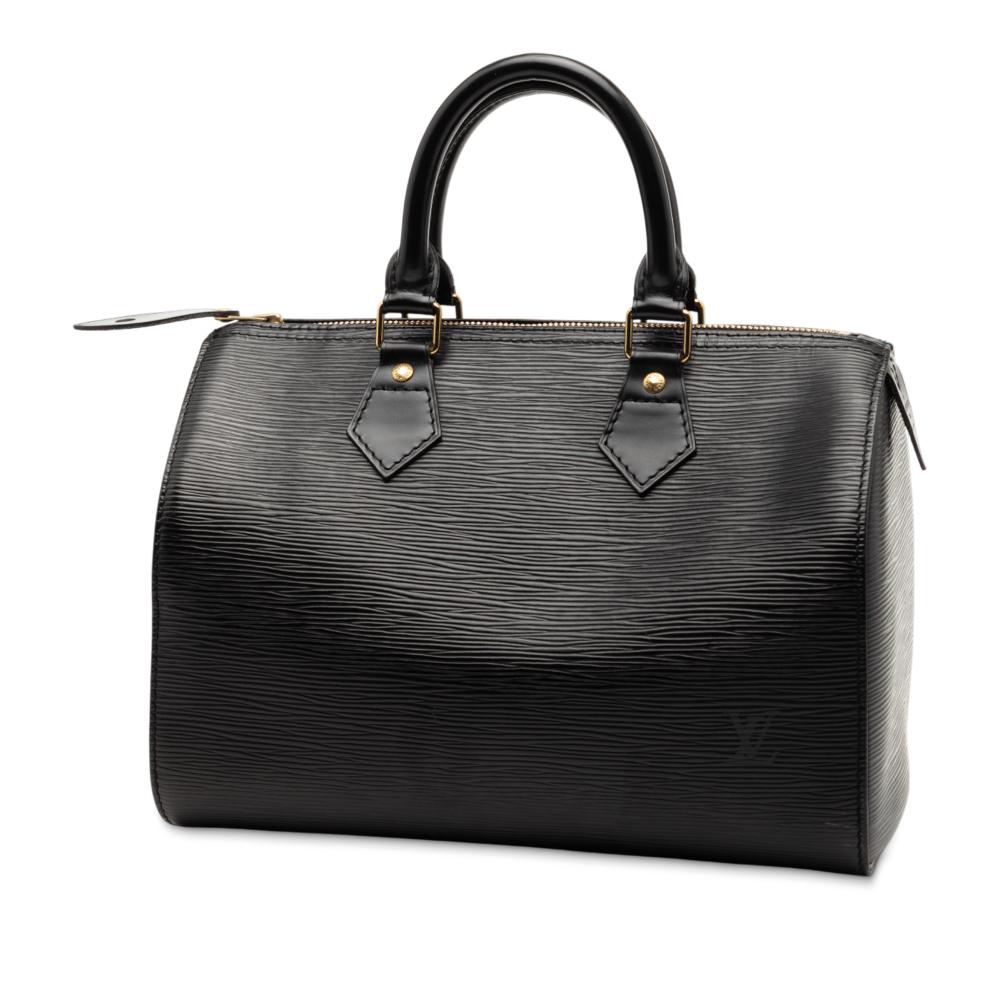 Louis Vuitton B Louis Vuitton Black Epi Leather Leather Epi Speedy 25 France