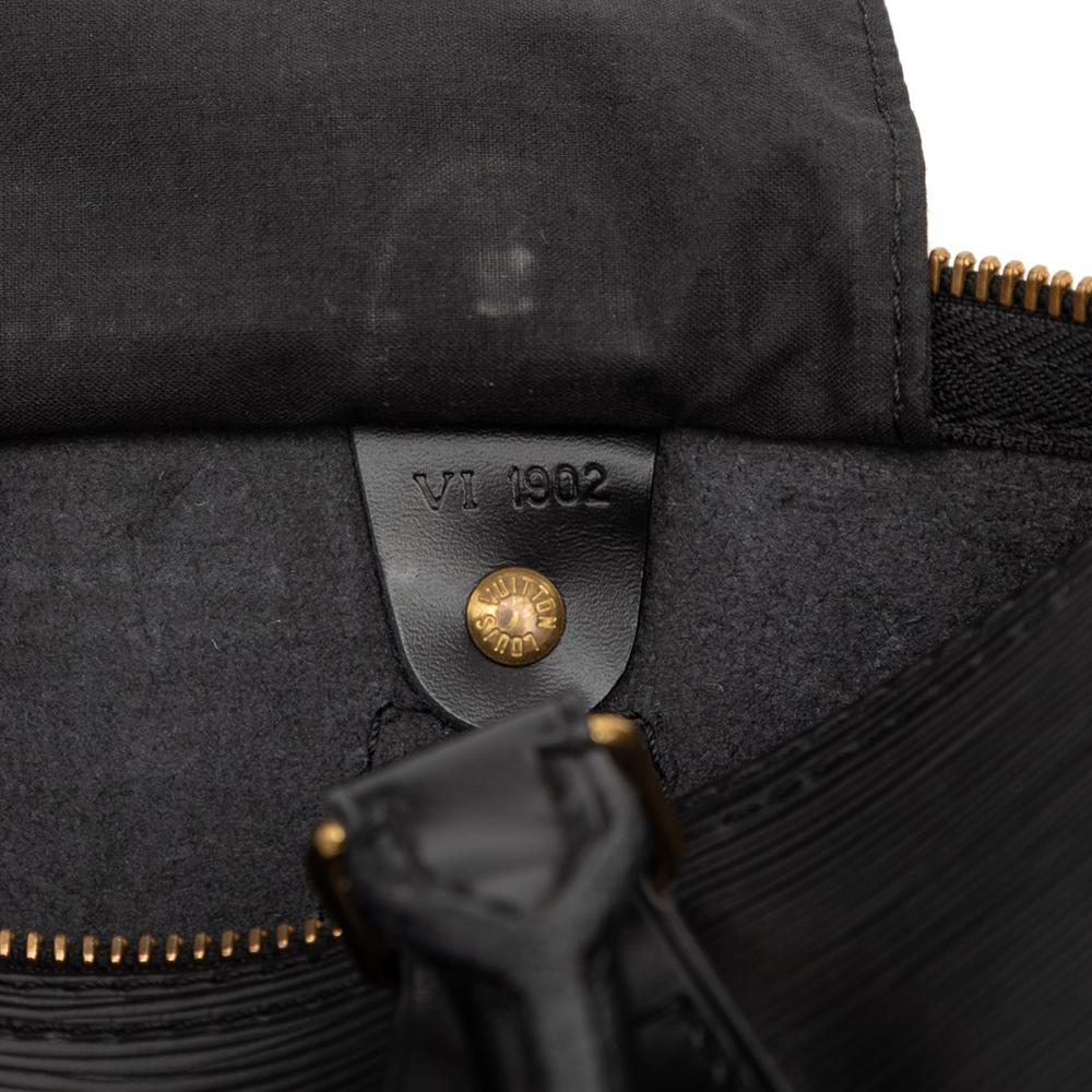 Louis Vuitton B Louis Vuitton Black Epi Leather Leather Epi Speedy 25 France