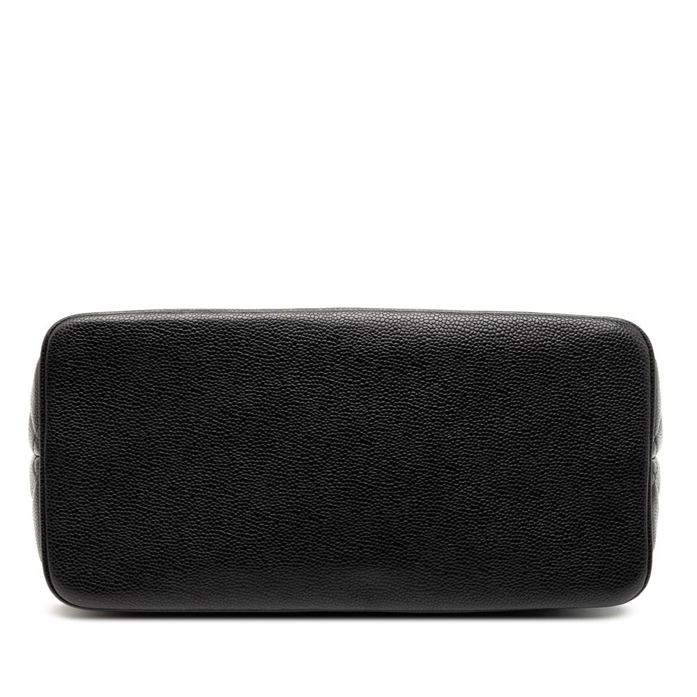 Chanel B Chanel Black Caviar Leather Leather Caviar Medallion Tote Italy