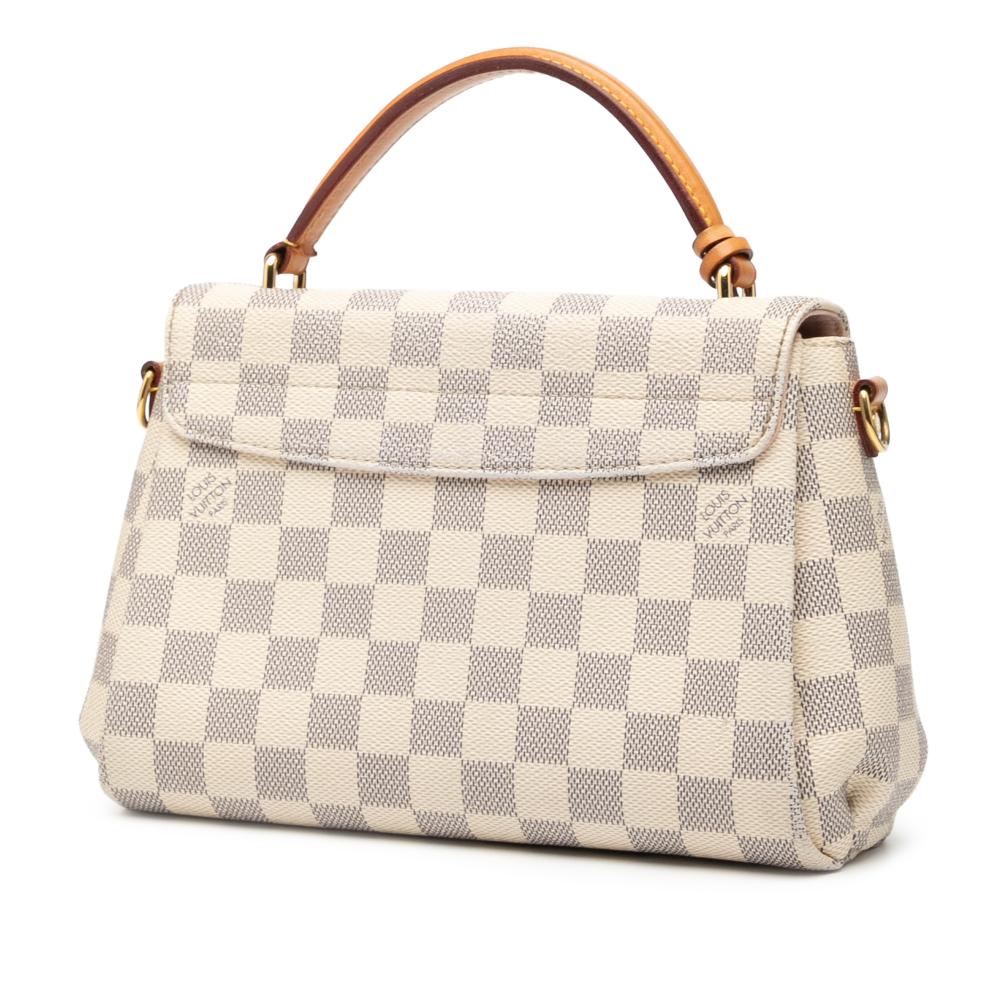 Louis Vuitton B Louis Vuitton White Damier Canvas Fabric Damier Azur Croisette France