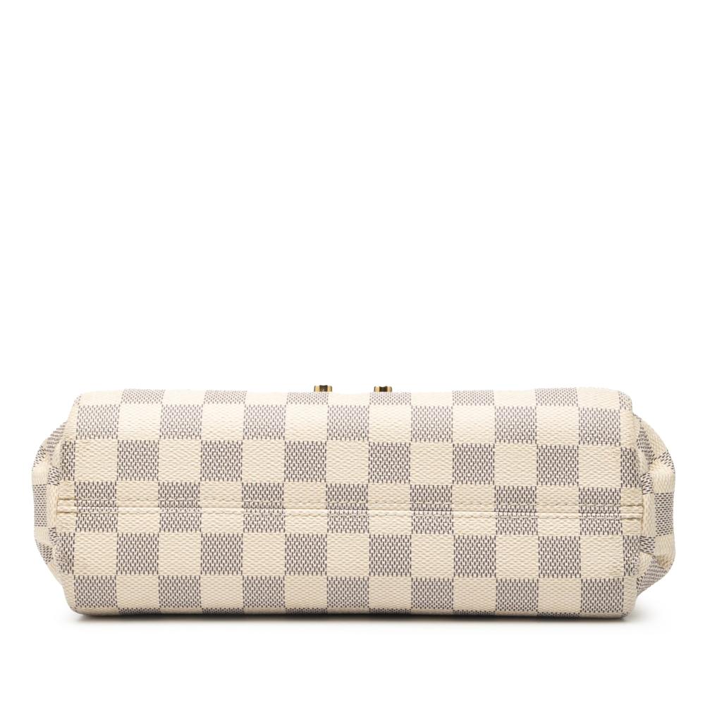 Louis Vuitton B Louis Vuitton White Damier Canvas Fabric Damier Azur Croisette France