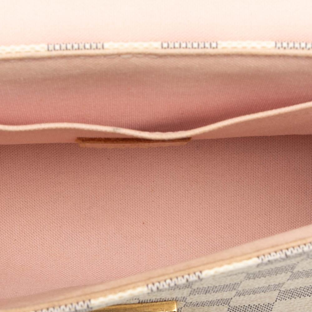 Louis Vuitton B Louis Vuitton White Damier Canvas Fabric Damier Azur Croisette France