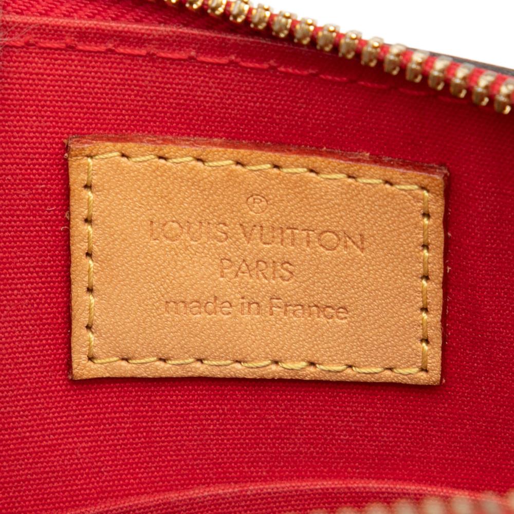 Louis Vuitton B Louis Vuitton Red Vernis Leather Leather Monogram Vernis Alma BB France