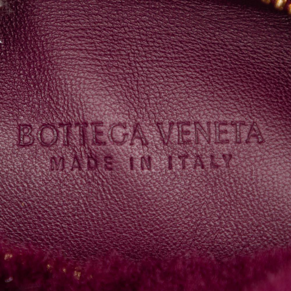 Bottega Veneta AB Bottega Veneta Purple Plum Fur Natural Material Mini Shearling Jodie Italy