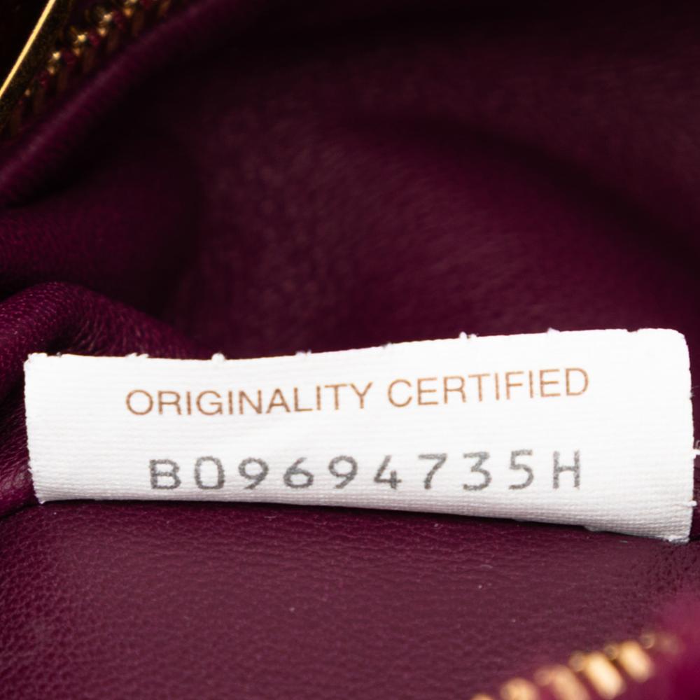 Bottega Veneta AB Bottega Veneta Purple Plum Fur Natural Material Mini Shearling Jodie Italy