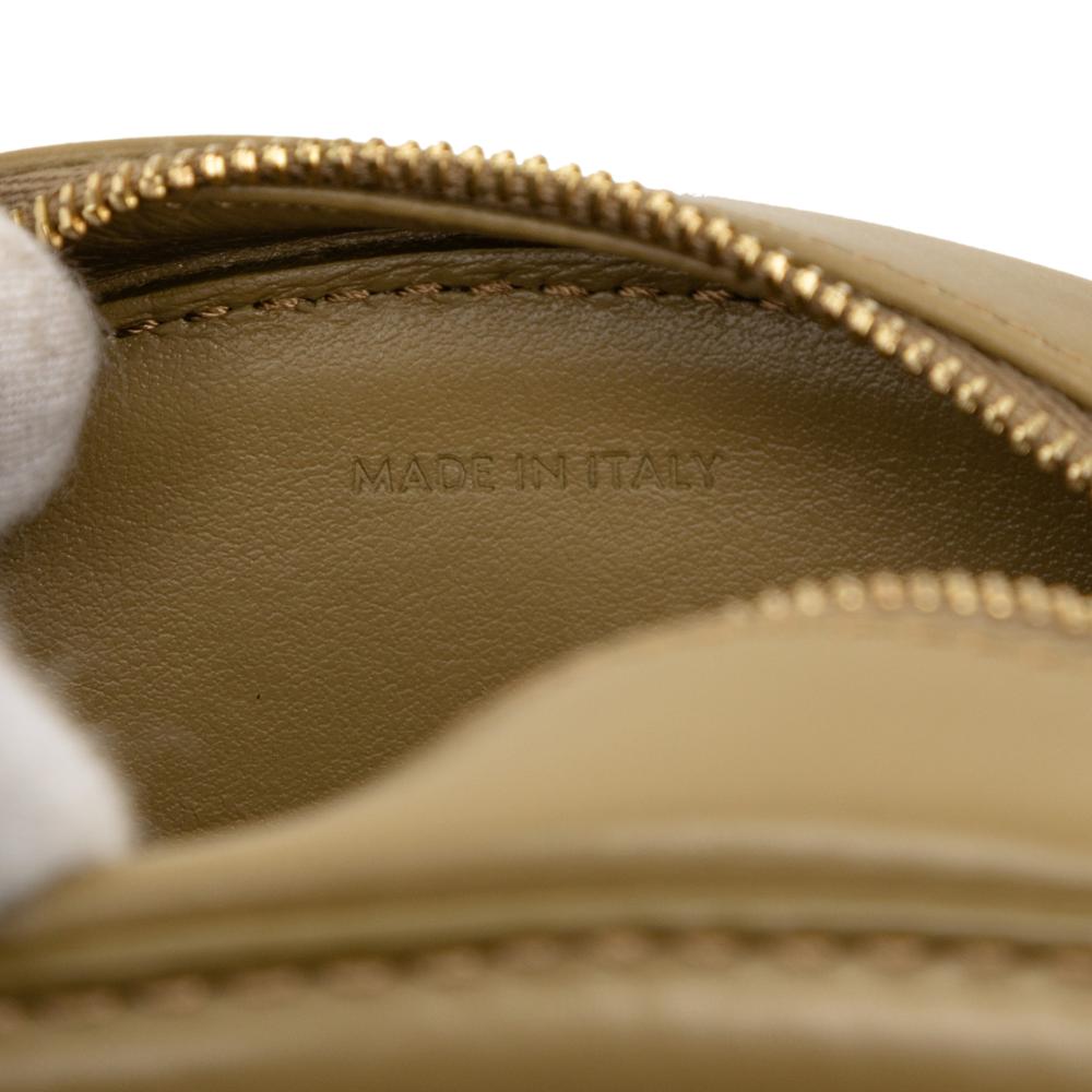 Celine AB Celine Green Olive Green Calf Leather Small skin Cuir Triomphe Oval Crossbody Italy