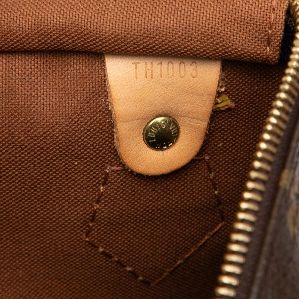 Louis Vuitton B Louis Vuitton Brown Monogram Canvas Fabric Monogram Speedy 40 France