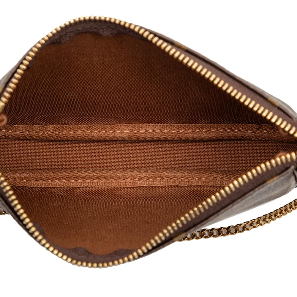 Louis Vuitton AB Louis Vuitton Brown Monogram Canvas Fabric Monogram Mini Pochette Accessoires France