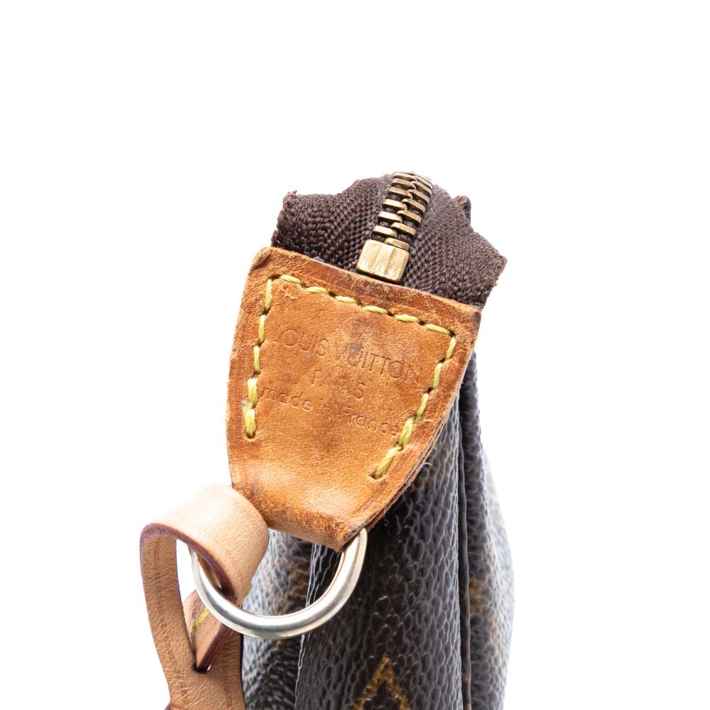 Louis Vuitton B Louis Vuitton Brown Monogram Canvas Fabric Monogram Pochette Accessoires France
