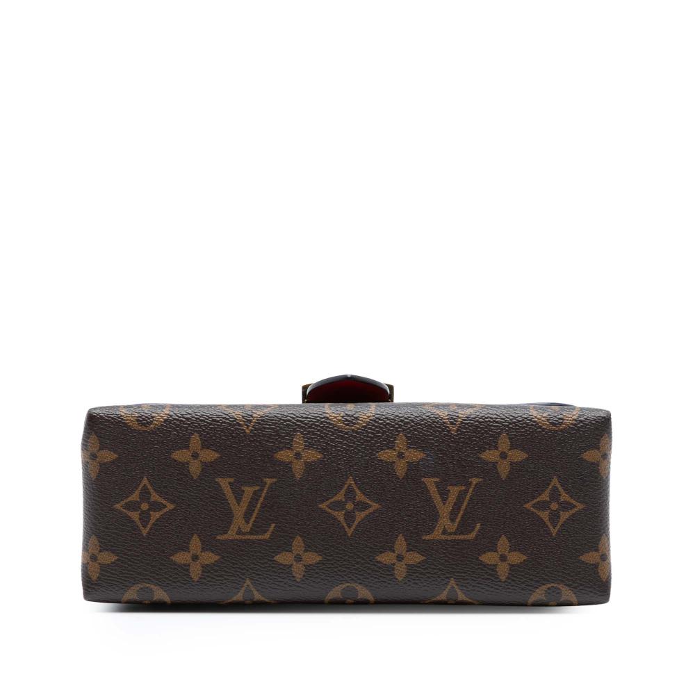 Louis Vuitton AB Louis Vuitton Brown with Red Monogram Canvas Fabric Monogram Locky BB France