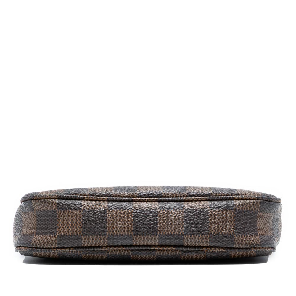Louis Vuitton AB Louis Vuitton Brown Damier Canvas Fabric Damier Ebene Mini Pochette Accessoires France