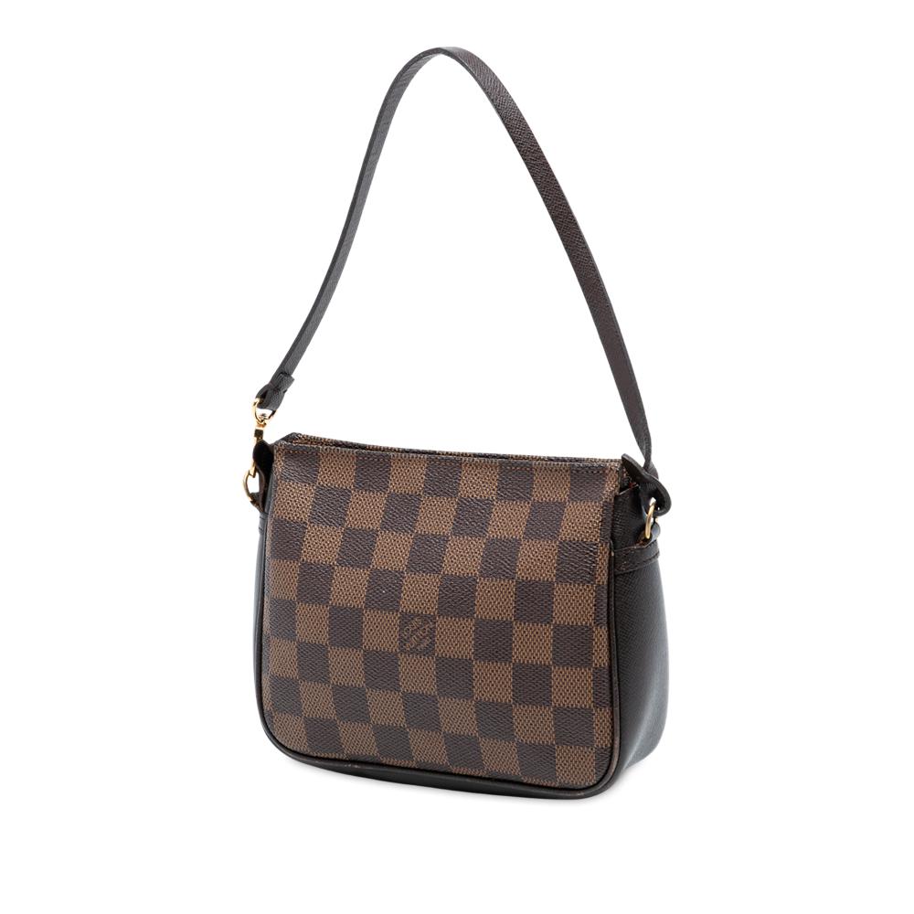 Louis Vuitton AB Louis Vuitton Brown Damier Canvas Fabric Damier Ebene Trousse Pochette France
